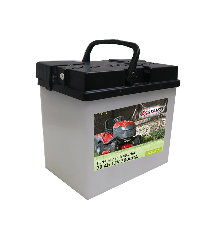 Batteria per trattorino 32ah 12v 320cca polo positivo destro